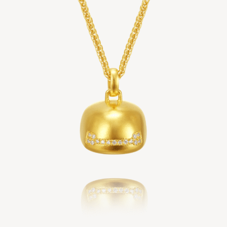 Śīla Collection GOLD Necklace with Natural Diamond